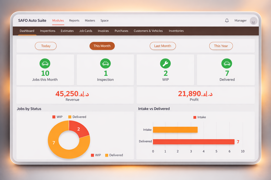 Garage Operations UI